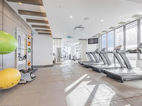 607-70 Annie Craig Drive, Toronto, ON - Indoor Photo Showing Gym Room