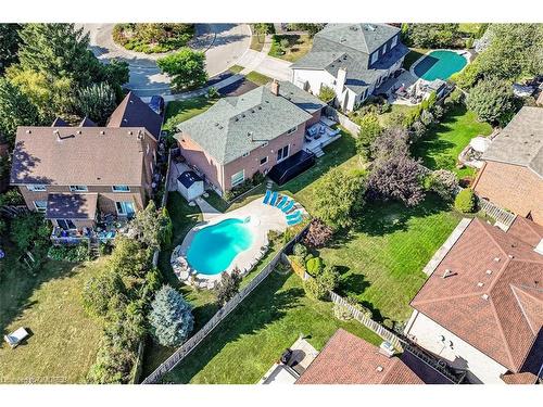 1440 Ivy Court, Oakville, ON - Outdoor With In Ground Pool With View