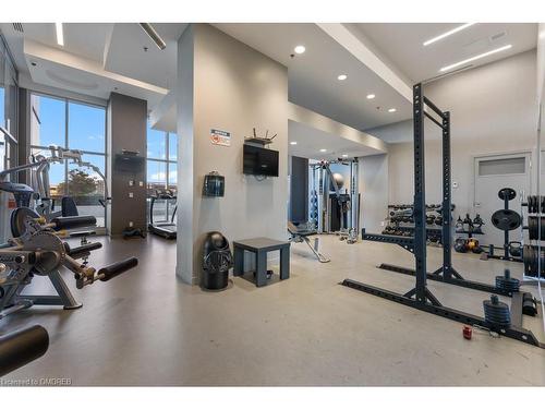 1301-2087 Fairview Street, Burlington, ON - Indoor Photo Showing Gym Room