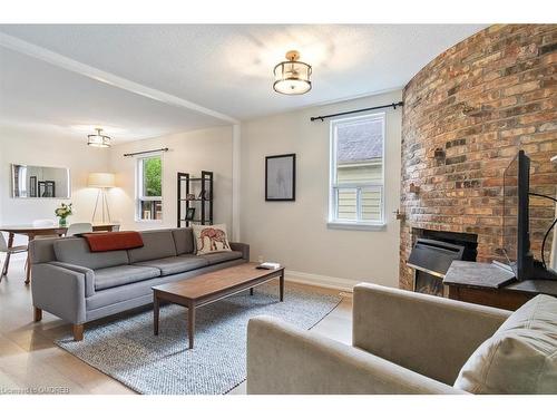 135 Deane Avenue, Oakville, ON - Indoor Photo Showing Living Room With Fireplace