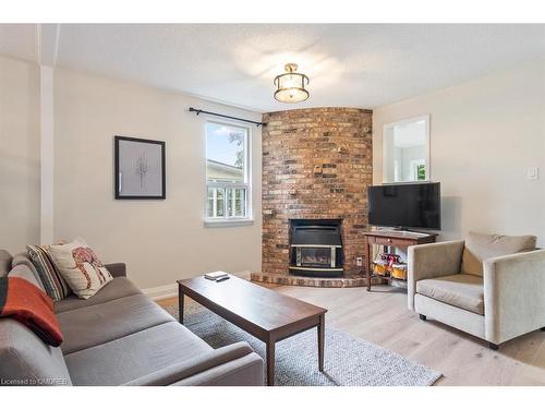 135 Deane Avenue, Oakville, ON - Indoor Photo Showing Living Room With Fireplace