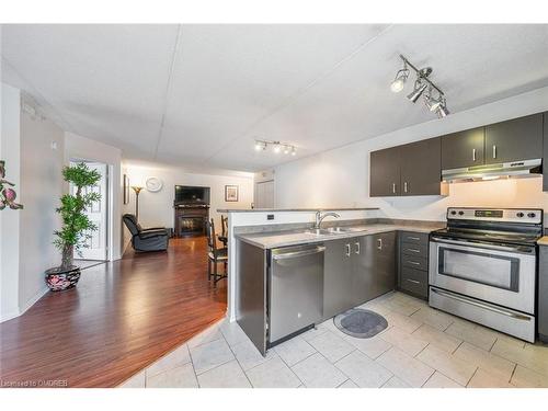 102-1810 Walker'S Line, Burlington, ON - Indoor Photo Showing Kitchen With Double Sink