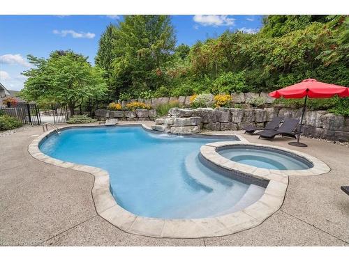 7286 Bell School Line, Milton, ON - Outdoor With In Ground Pool With Deck Patio Veranda With Backyard