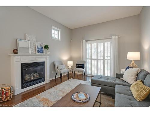 2177 Forest Gate Park, Oakville, ON - Indoor Photo Showing Living Room With Fireplace