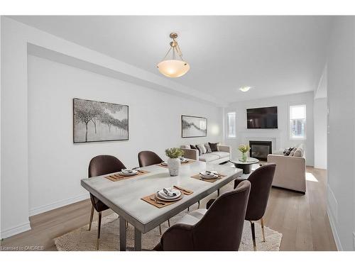 1200 Anson Gate, Oakville, ON - Indoor Photo Showing Dining Room With Fireplace