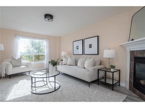 20 Rachlin Drive, Acton, ON - Indoor Photo Showing Living Room With Fireplace