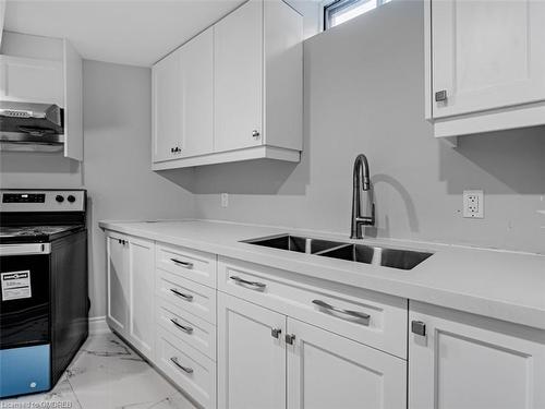 Basement-3412 Marmac Crescent, Mississauga, ON - Indoor Photo Showing Kitchen With Double Sink