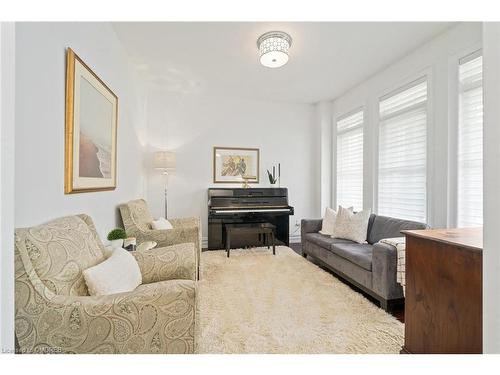 89 Foxtail Court, Georgetown, ON - Indoor Photo Showing Living Room With Fireplace