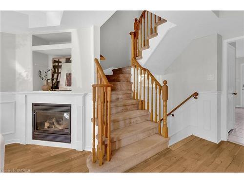 75 Gatwick Drive, Oakville, ON - Indoor Photo Showing Other Room With Fireplace