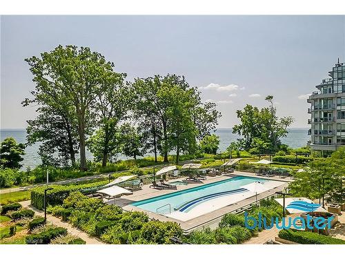 129-3500 Lakeshore Road W, Oakville, ON - Outdoor With In Ground Pool