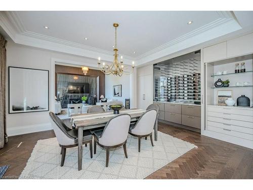 1207 Lakeshore Road W, Oakville, ON - Indoor Photo Showing Dining Room