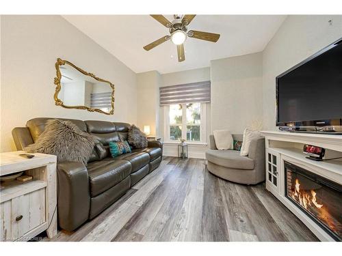 16 Case Street, Hamilton, ON - Indoor Photo Showing Living Room With Fireplace