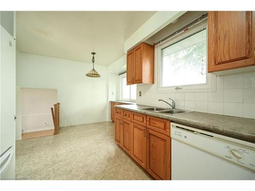 2132 Hixon Street, Oakville, ON - Indoor Photo Showing Kitchen With Double Sink