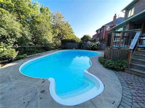 1312 Fieldcrest Lane, Oakville, ON - Outdoor With In Ground Pool With Deck Patio Veranda With Backyard