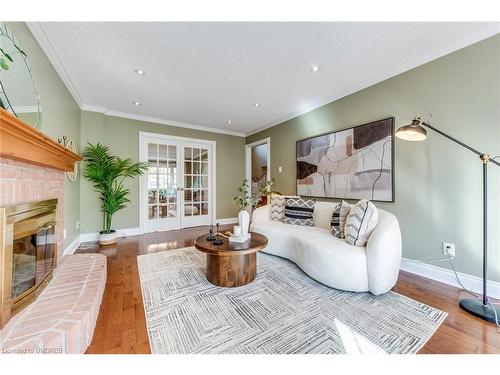 1312 Fieldcrest Lane, Oakville, ON - Indoor Photo Showing Living Room With Fireplace