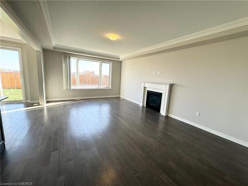 159 Histand Trail, Kitchener, ON - Indoor Photo Showing Living Room With Fireplace