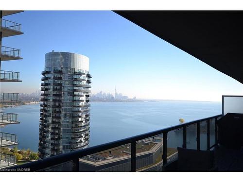 2708-56 Annie Craig Drive, Toronto, ON - Outdoor With Body Of Water With Balcony With View