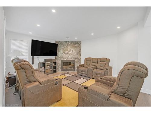 1359 Saddler Circle, Oakville, ON - Indoor Photo Showing Living Room With Fireplace