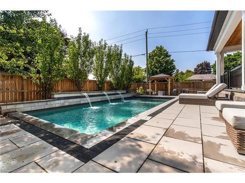 604 Maplehurst Avenue, Oakville, ON - Outdoor With In Ground Pool With Backyard