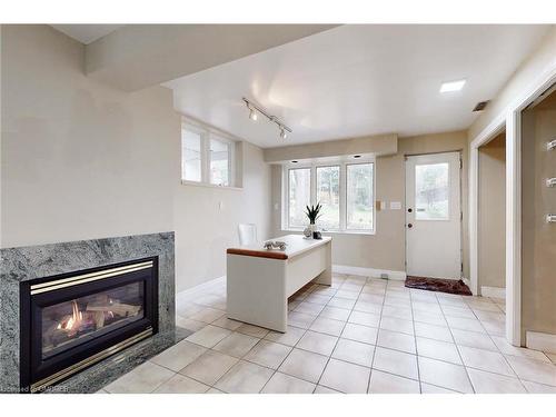 34 Maple Avenue, Dundas, ON - Indoor With Fireplace