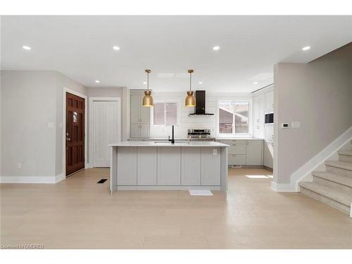 49 Spartan Avenue, Hamilton, ON - Indoor Photo Showing Kitchen With Upgraded Kitchen