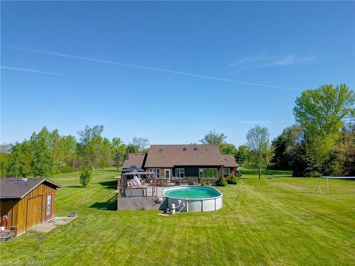 61041 Regional Road 27, Wainfleet, ON - Outdoor With Above Ground Pool With Backyard