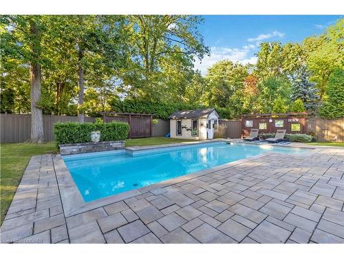 1195 Crestdale Road, Mississauga, ON - Outdoor With In Ground Pool With Backyard