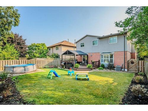 58 Dublin Drive, Hamilton, ON - Outdoor With Above Ground Pool With Deck Patio Veranda With Backyard With Exterior