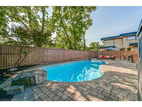 2492 Rebecca Street, Oakville, ON - Outdoor With In Ground Pool With Backyard