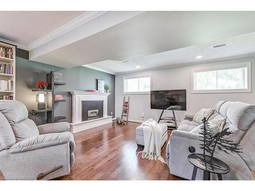 2492 Rebecca Street, Oakville, ON - Indoor Photo Showing Living Room With Fireplace