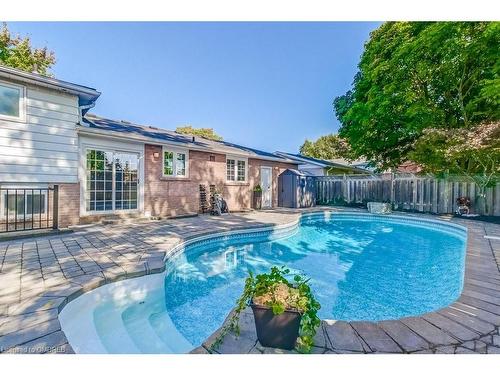 2492 Rebecca Street, Oakville, ON - Outdoor With In Ground Pool With Backyard