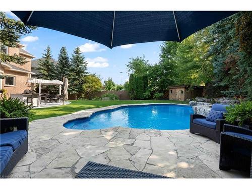 11 Treeview Crescent, Caledon, ON - Outdoor With In Ground Pool With Backyard