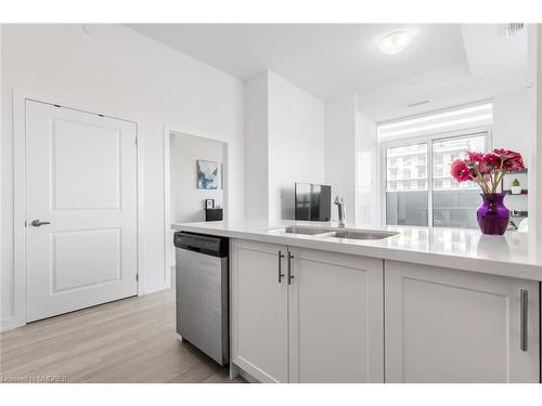 519-460 Dundas Street E, Waterdown, ON - Indoor Photo Showing Kitchen With Double Sink