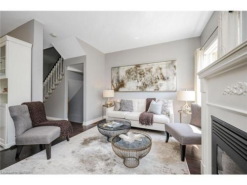 2320 Dalebrook Drive, Oakville, ON - Indoor Photo Showing Living Room With Fireplace