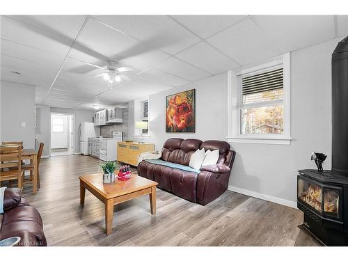 6 Davies Drive, Sauble Beach, ON - Indoor Photo Showing Living Room With Fireplace