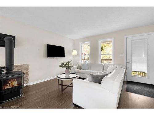 6 Davies Drive, Sauble Beach, ON - Indoor Photo Showing Living Room With Fireplace