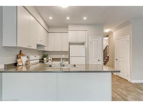 24 Foothills Lane, Stoney Creek, ON - Indoor Photo Showing Kitchen With Double Sink