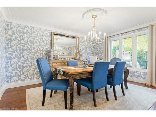 659 Deervalley Road, Ancaster, ON - Indoor Photo Showing Dining Room