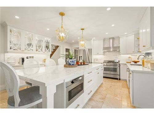 659 Deervalley Road, Ancaster, ON - Indoor Photo Showing Kitchen With Stainless Steel Kitchen With Upgraded Kitchen