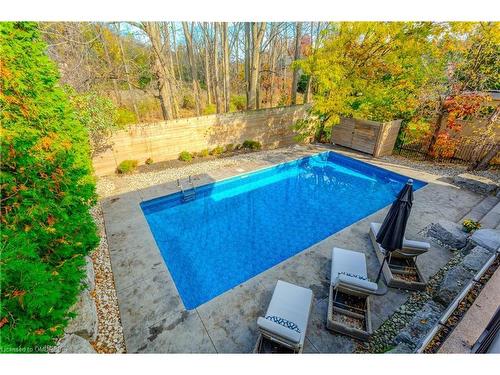 659 Deervalley Road, Ancaster, ON - Outdoor With In Ground Pool With Backyard