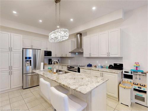 39 Trail Rider Drive, Brampton, ON - Indoor Photo Showing Kitchen With Stainless Steel Kitchen With Upgraded Kitchen