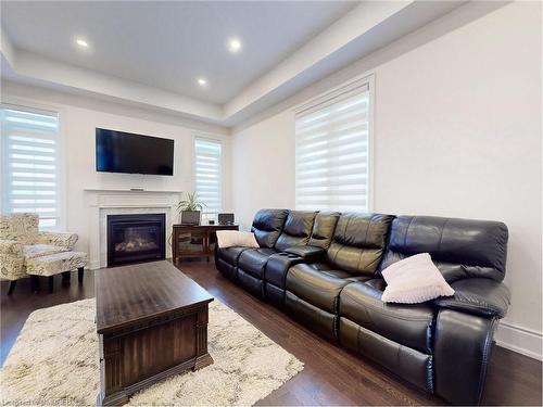 39 Trail Rider Drive, Brampton, ON - Indoor Photo Showing Living Room With Fireplace