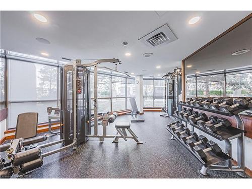 908-330 Rathburn Road W, Mississauga, ON - Indoor Photo Showing Gym Room