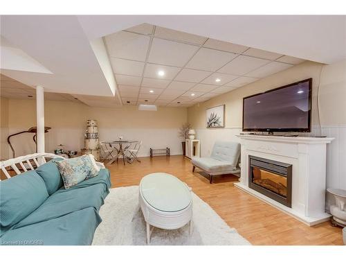 1436 Gulledge Trail, Oakville, ON - Indoor Photo Showing Living Room With Fireplace