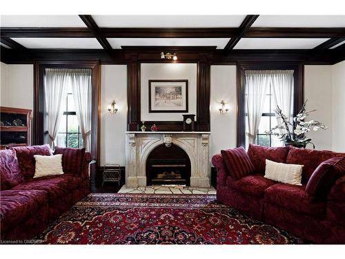 2625 Hammond Road, Mississauga, ON - Indoor Photo Showing Living Room With Fireplace