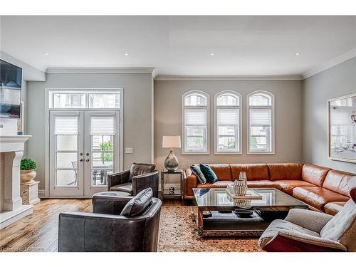 184 Dorval Drive, Oakville, ON - Indoor Photo Showing Living Room With Fireplace