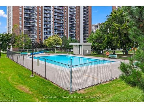 1104-17 Knightsbridge Road, Brampton, ON - Outdoor With In Ground Pool