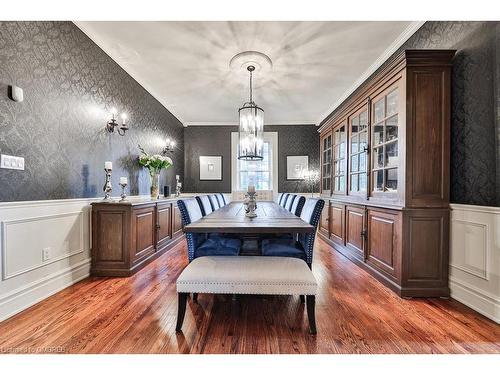 499 Carlisle Road, Campbellville, ON - Indoor Photo Showing Dining Room