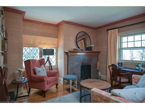 397 Trafalgar Road, Oakville, ON - Indoor Photo Showing Living Room With Fireplace