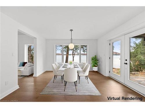 1009 Scotts Boathouse Road, Baysville, ON - Indoor Photo Showing Dining Room